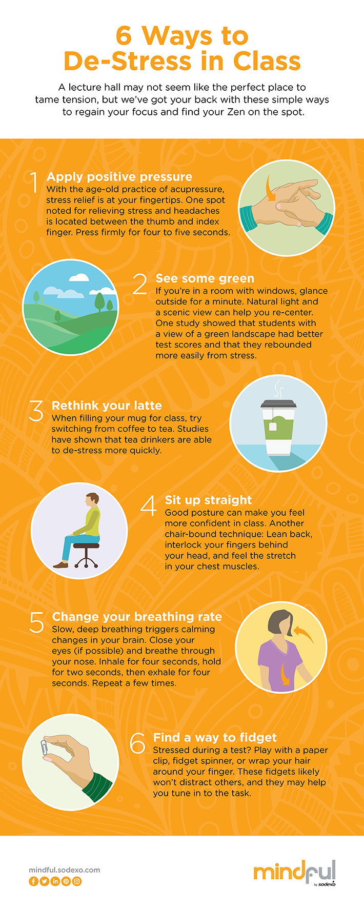 6 Ways To De Stress In Class Mindful By Sodexo 6 Ways To De Stress In Class Mindful By Sodexo
