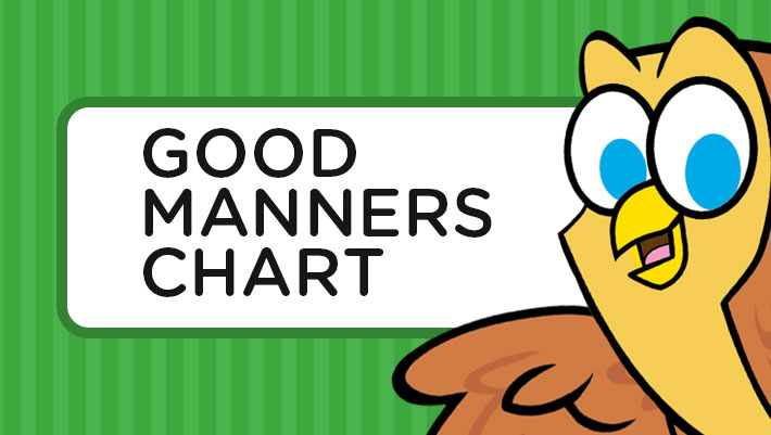 Good Manners And Bad Manners Chart