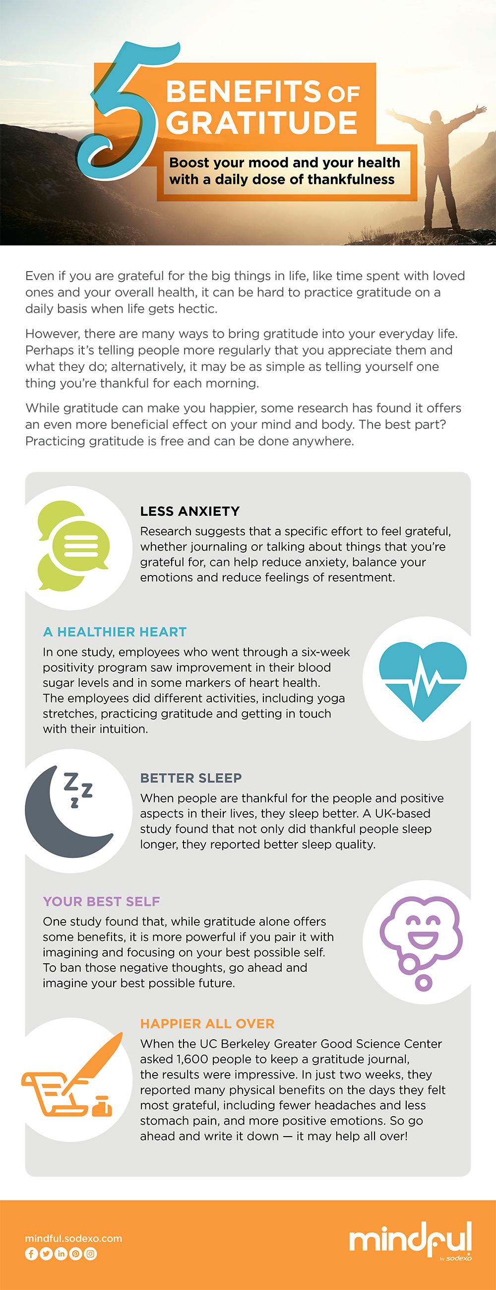 5 Benefits Of Gratitude - Mindful by Sodexo - Canada