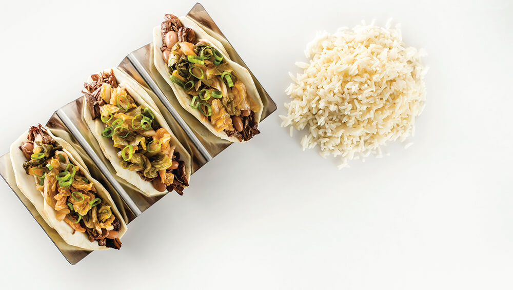 Korean Short Rib Tacos with Jicama Shells Mindful by Sodexo Recipes
