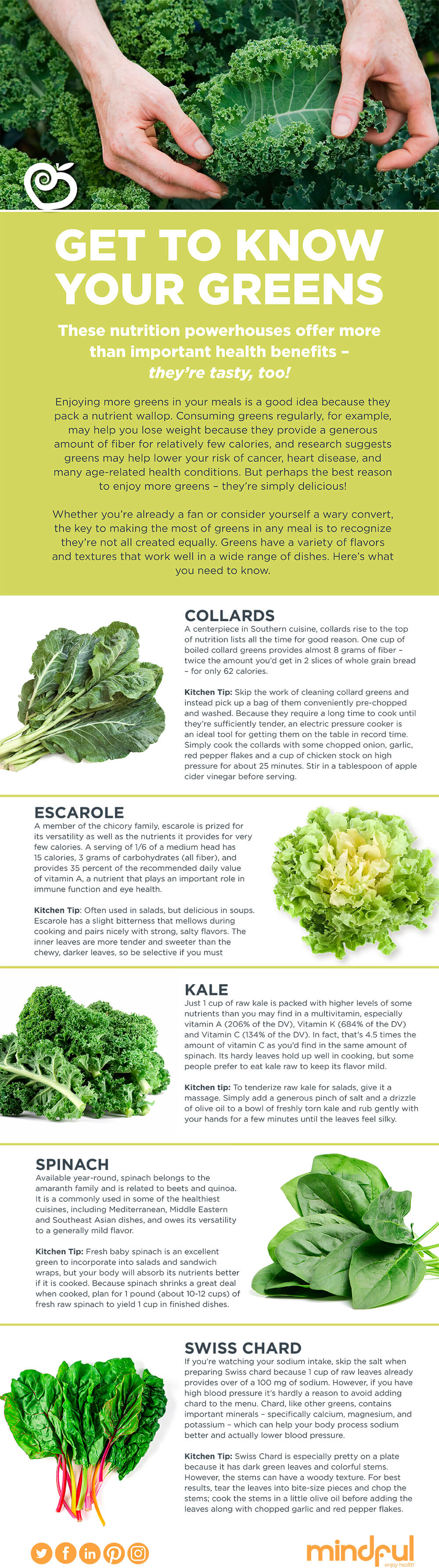 Get to Know Your Greens Mindful by Sodexo