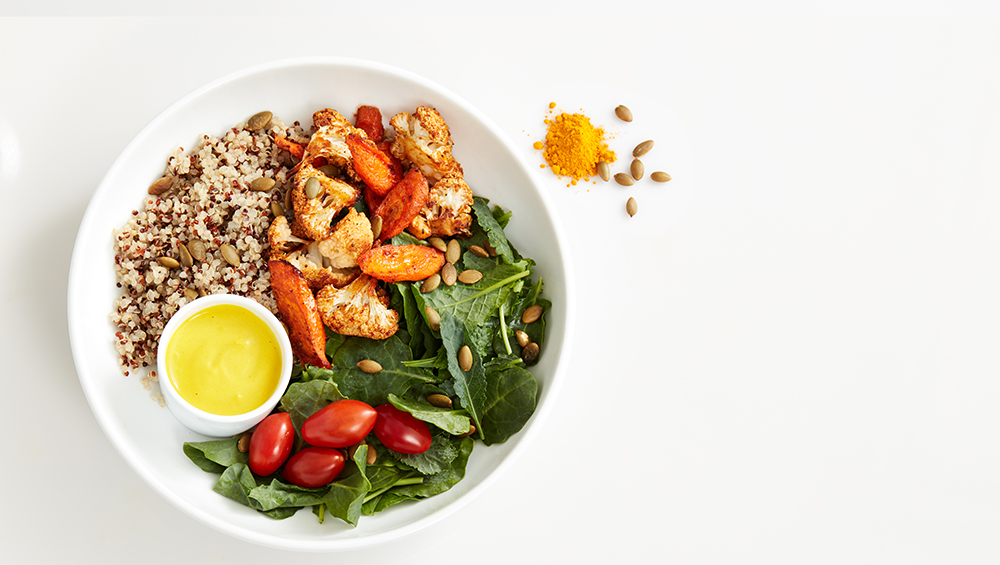 Roasted Fall Vegetable Glow Bowl Mindful by Sodexo Recipes