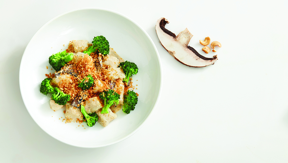 Cauliflower Gnocchi with Creamy Mushroom Sauce Mindful by Sodexo Recipes