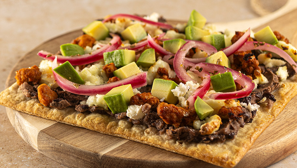 Turkey Chorizo & Egg Breakfast Flatbread - Mindful by Sodexo Recipes