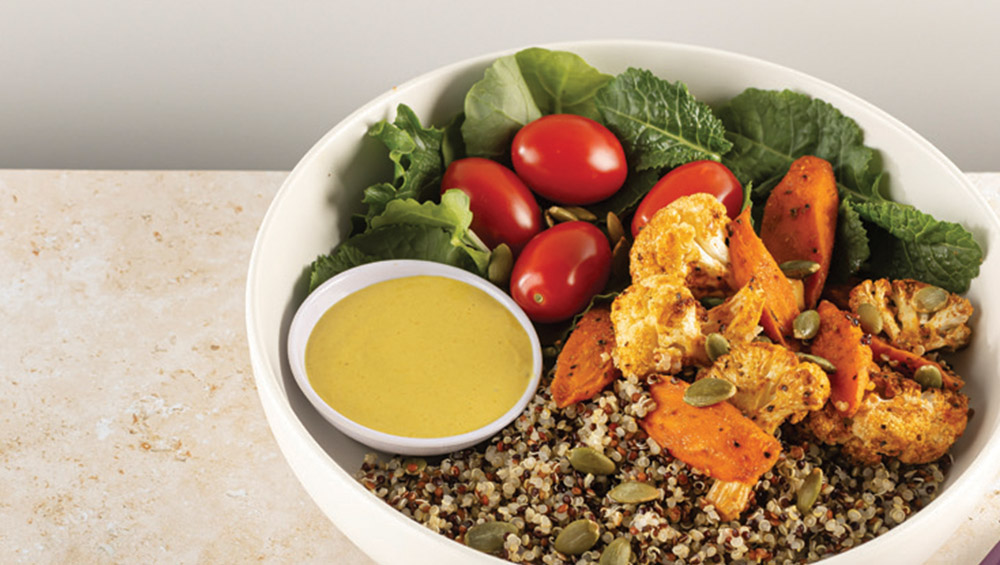 Roasted Fall Vegetable Glow Bowl Mindful by Sodexo Recipes