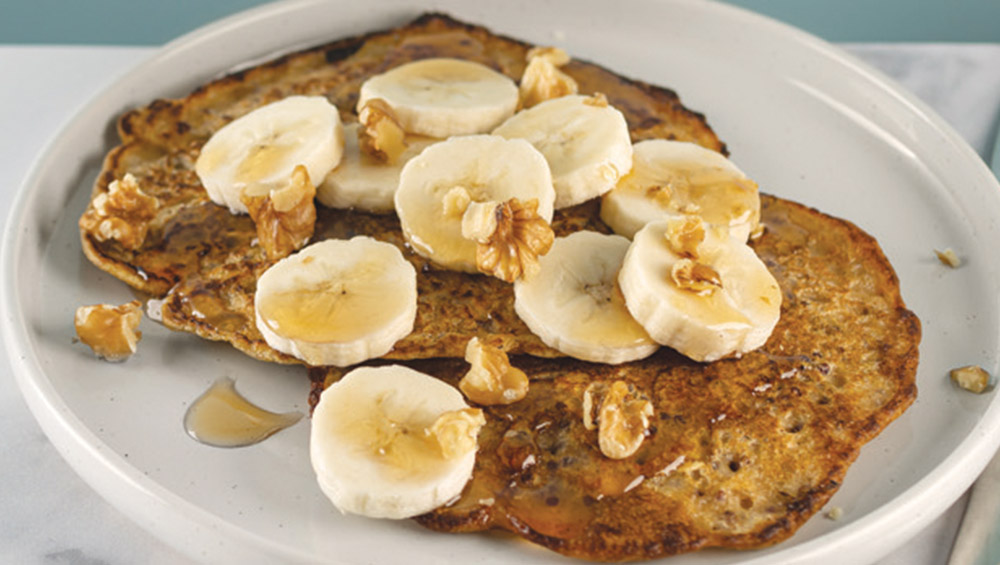Ancient Grain Pumpkin Banana Pancakes - Mindful by Sodexo Recipes